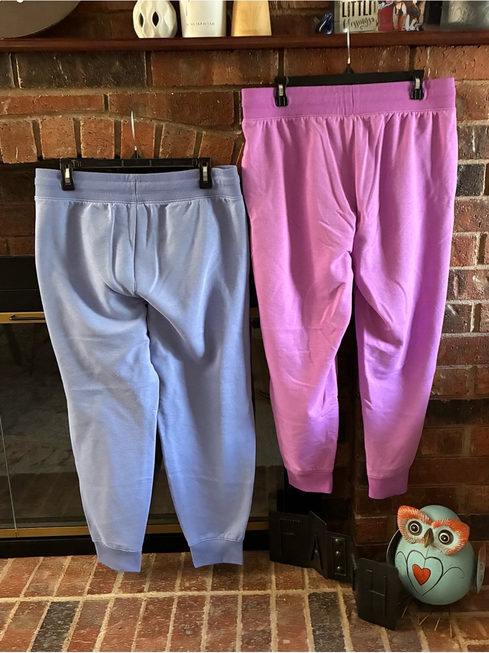 Womenβs Pink and Light Purple Jogger Pants - Comfortable Everyday Bottoms - Picture 3 of 7